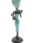 Bronze 15 cm turquoise n°21