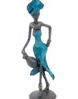 Bronze 15 cm bleu n°27