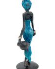 Bronze 15 cm bleu n°40