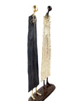 Couple plat 55 cm noir & doré Bronzes d'Afrique