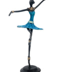 Ballerine 25 cm bleu n°2