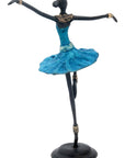 Ballerine 25 cm bleu n°2