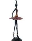 Ballerine 25 cm marron n°1