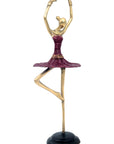Ballerine 25 cm rouge n°5