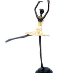 Ballerine 25 cm doré n°3