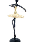 Ballerine 25 cm doré n°4