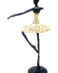 Ballerine 25 cm doré n°4