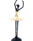 Ballerine 25 cm doré n°5
