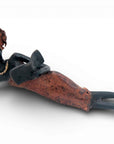 Bronze allongé 20 cm marron n°4