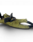 Bronze allongé 20 cm vert n°9