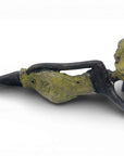Bronze allongé 20 cm vert n°10