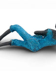 Bronze allongé 20 cm bleu n°3