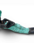 Bronze allongé 20 cm turquoise n°6
