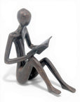 Bronze assis à poser 25 cm noir n°5