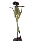 Touareg 55 cm vert n°5 Bronzes d'Afrique