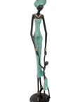 Bronze 55 cm turquoise n°4