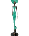 Bronze 55 cm turquoise n°5