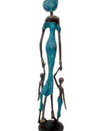 Bronze 55 cm bleu n°2