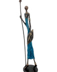 Bronze 55 cm bleu n°3
