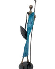 Bronze 55 cm bleu n°3