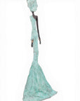 Bronze sans socle 55 cm turquoise n°2