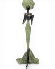 Bronze sans socle 55 cm vert n°2