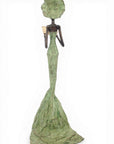 Bronze sans socle 55 cm vert n°2