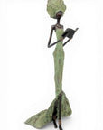 Bronze sans socle 55 cm vert n°2