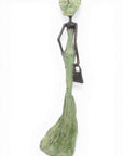 Bronze sans socle 55 cm vert n°3