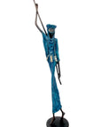 Bronze 55 cm bleu n°6