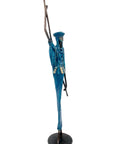 Bronze 55 cm bleu n°6
