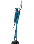 Bronze 55 cm bleu n°6