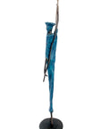Bronze 55 cm bleu n°6