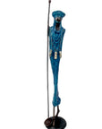 Bronze 55 cm bleu n°9