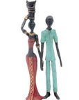 Bronze Mohamadi Dermé couple 20 cm n°9