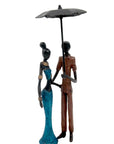 Bronze Mohamadi Dermé couple 20 cm n°11