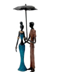 Bronze Mohamadi Dermé couple 20 cm n°11