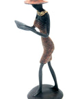 Bronze Ibrahim Dermé 20 cm marron n°2 Bronzes d'Afrique