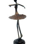 Ballerine 25 cm marron n°3 Bronzes d'Afrique