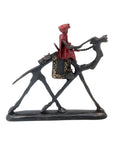 Chamelier 20 cm rouge n°1