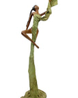 Bronze Issouf danseuse 50 cm vert n°1