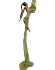 Bronze Issouf danseuse 50 cm vert n°1