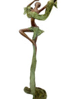Bronze Issouf danseuse 50 cm vert n°2