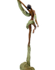 Bronze Issouf danseuse 50 cm vert n°3