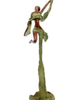 Bronze Issouf danseuse 50 cm vert n°3