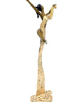 Bronze Issouf danseuse 50 cm doré n°1