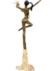 Bronze Issouf danseuse 50 cm doré n°1