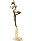 Bronze Issouf danseuse 50 cm doré n°2