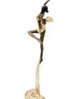 Bronze Issouf danseuse 50 cm doré n°2