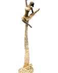 Bronze Issouf danseuse 50 cm doré n°2